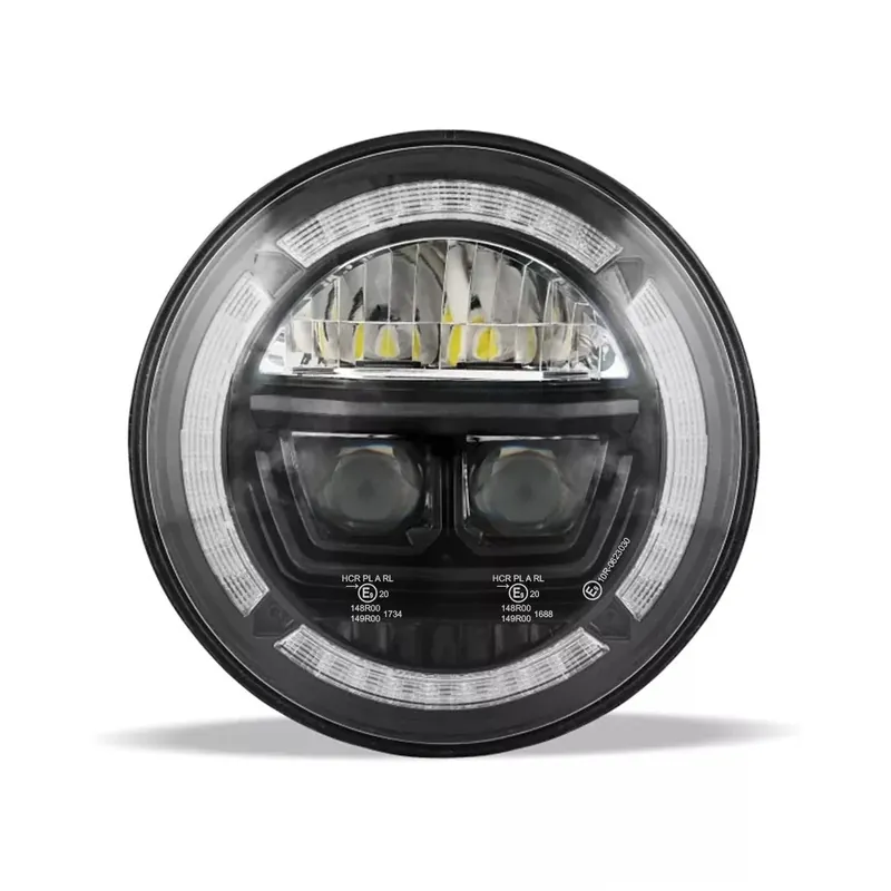 Hoofd koplamp compatibel met Harley Davidson Craftride F10 LED koplamp 7 "Inch Beperkt Aanbod