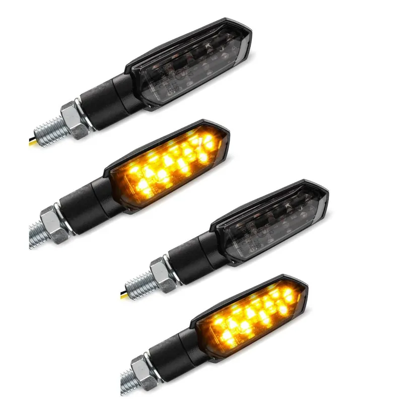 2x Knipperlichten LED / Richtingaanwijzers universal TX10 2 stuk getint zwart Discount Set Direct Beschikbaar