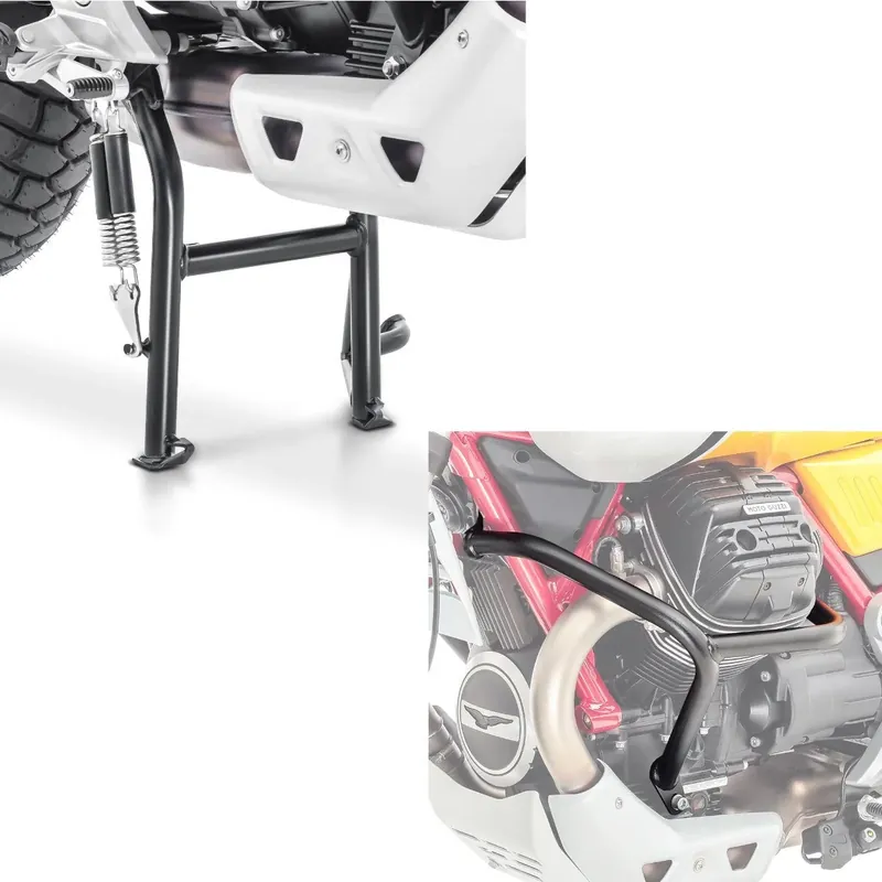 Set Middenbok compatibel met Moto Guzzi V85 TT 19-26 ConStands met Valbeugels Fabrieksprijs