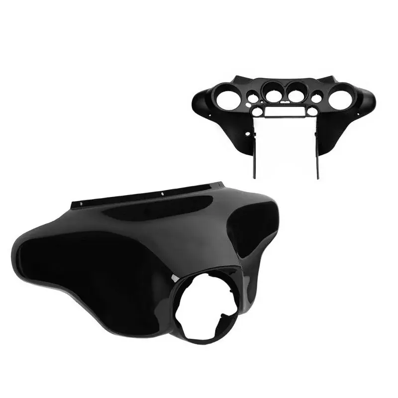 Batwing kuip passend voor Harley Davidson Street Glide 06-13 Craftride Binnen en Buiten zwart Goedkoop
