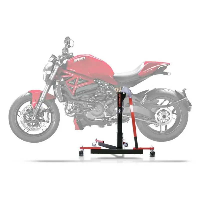 Center Paddock Stand compatibel met Ducati Monster 1200/ S 14-20 Lift ConStands Power-Evo rood Beperkt Aanbod