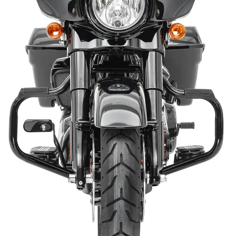 Valbeugels passend voor Harley Davidson Touring 09-26 Craftride Mustache zwart Gecertificeerd