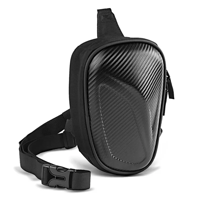 Gereduceerde Prijs Beentas motor Bagtecs LB6 in carbon look