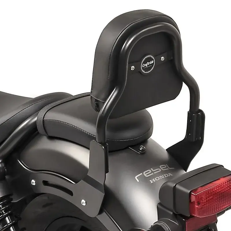 Sissybar XS3 compatibel met Kawasaki VN 900 Classic / Custom 06-16 zwart Craftride Merkproduct