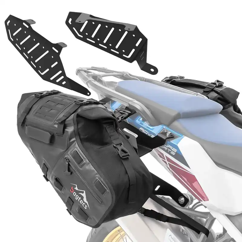 Gecertificeerd Set Zijtassen MT142 + Zijdrager voor Honda Africa Twin CRF 1100 L 22-26 Bagtecs TW50