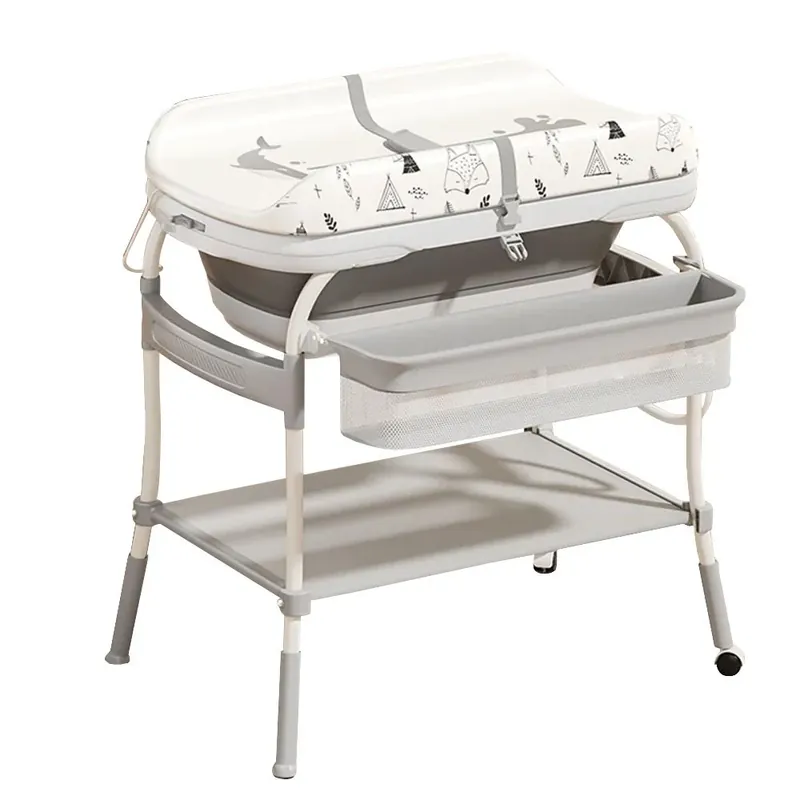 Babybadje / commode BW2 Divit 2 in 1 set badkuip met aankleedkussen Koop Online