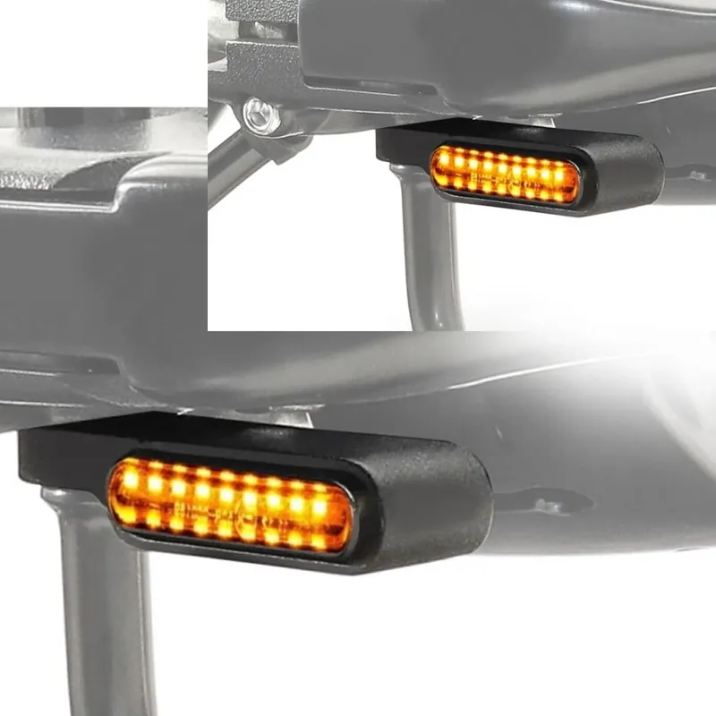 Favoriet 2x LED-lampje stuur richtingaanwijzer motor Lumitecs BL8 LED-lampje met E-markering 2 stuks getint Discount Set