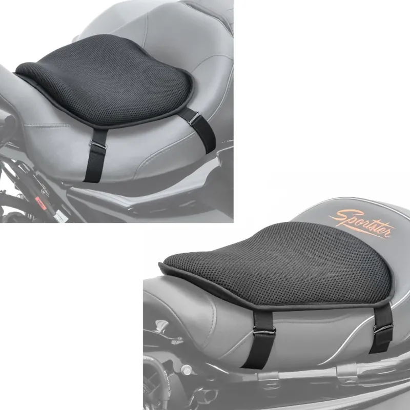 Set: Motorfiets Gel Zadelkussen Tourtecs L Comfort zadelkussen universeel in + Gel Zadelkussen M Tourtecs Universal Comfort zadelkussen Merkproduct