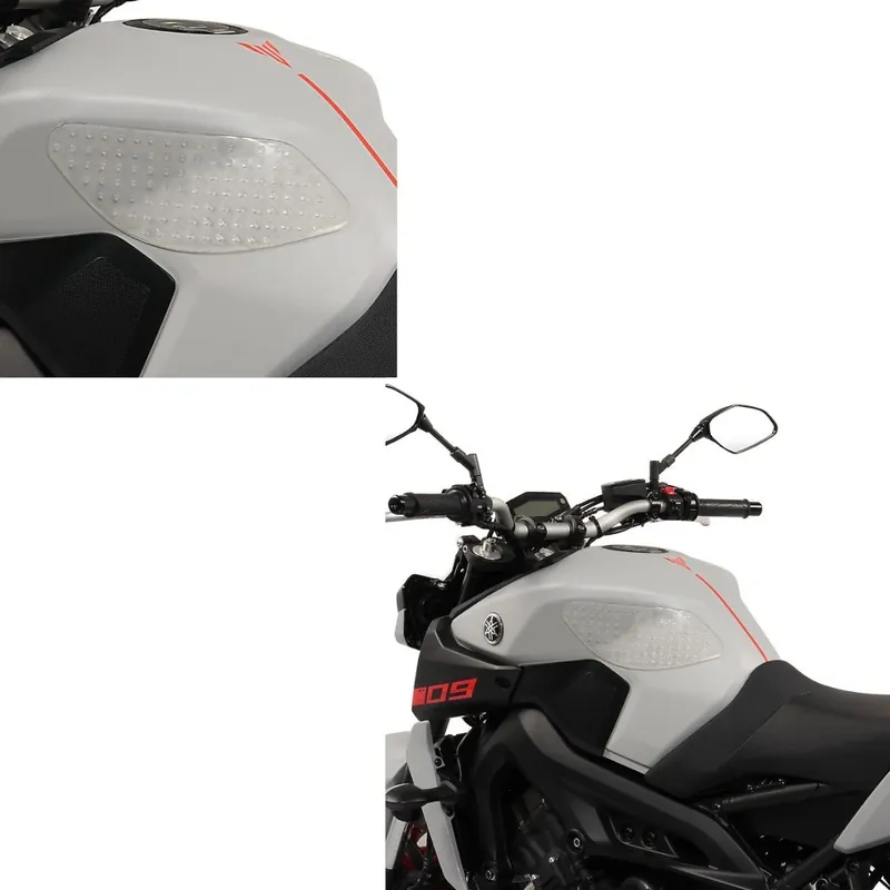 2x Motor Tank Pad Lateraal Zaddox Grip Traction M transparant Discount Set Veilige Betaling