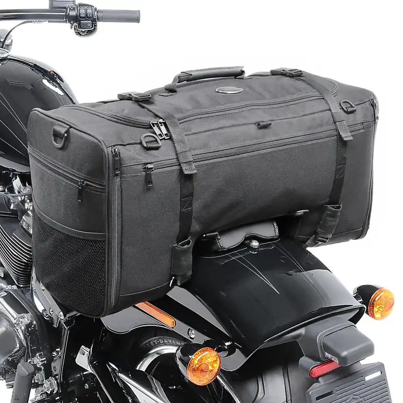 Achtertas compatibel met Triumph Rocket 3 R / GT Craftride SQ1 52Ltr zwart Koopje