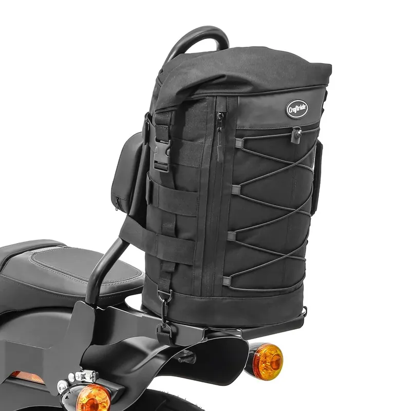 Rechtstreeks Van De Fabrikant Sissybar tas compatibel met Honda Rebel 1100 CMX / 500 CMX achtertas Craftride DB4