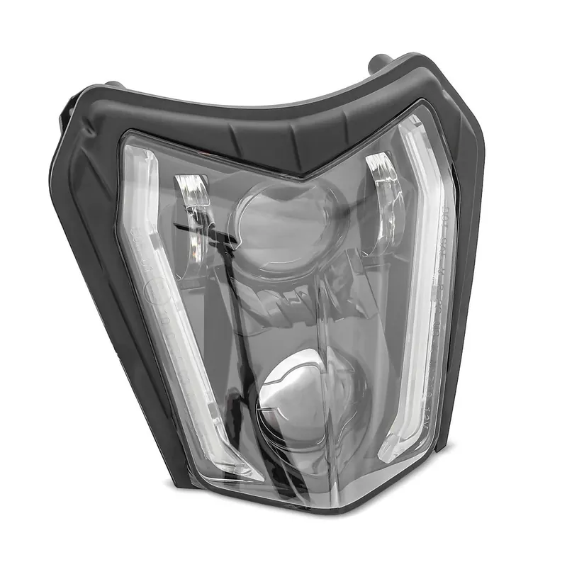 Exclusieve Aanbieding LED-koplamp compatibel met KTM EXC / EXC-F / Freeride / Enduro / SMC 14-26 met E-markering DRL Xdure SW2