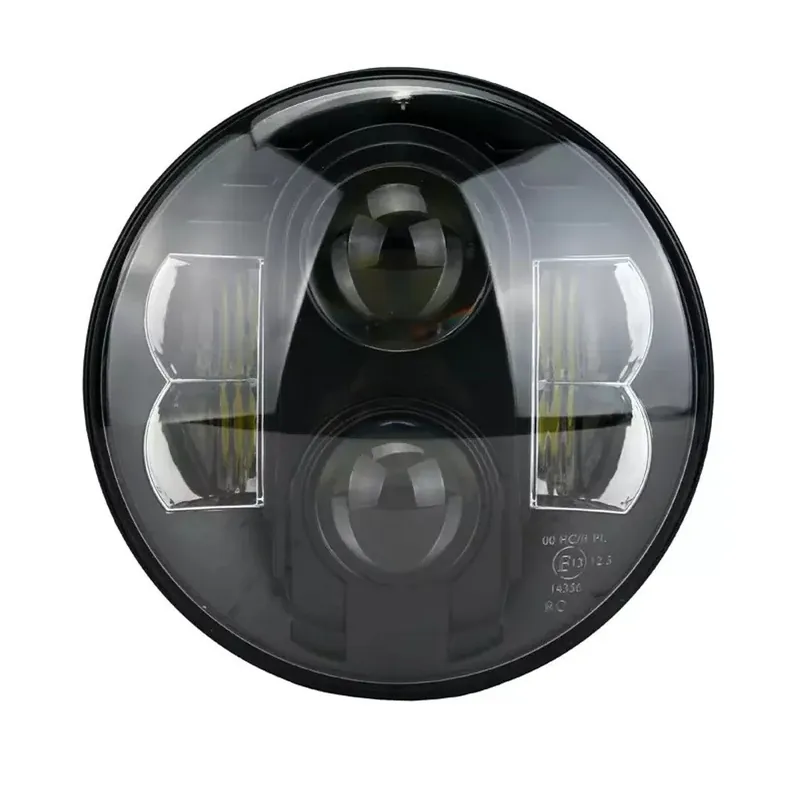 Betaalbaar LED Koplamp 7" met ECE compatibel met Harley Davidson Street Glide / Special Craftride TH4 zwart