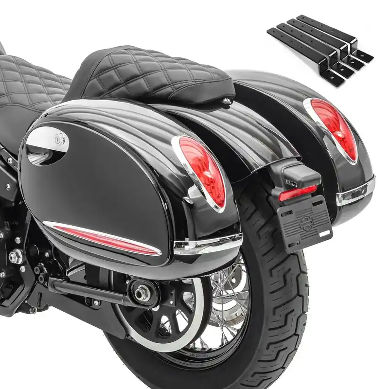 Harde Zadeltassen compatibel met Honda VTX 1300 R/S ALH Craftride Betrouwbaar
