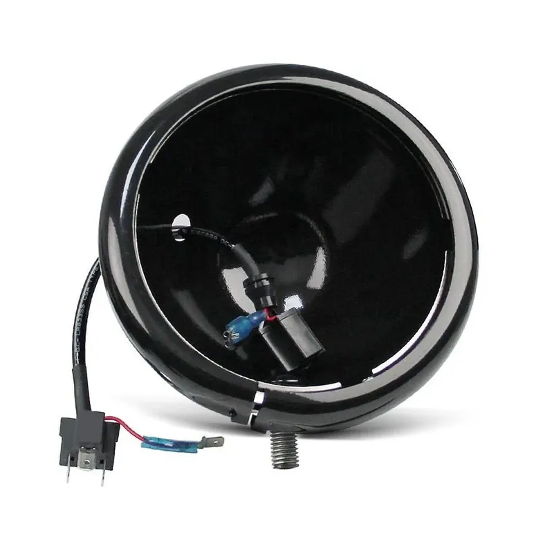LED koplamp behuizing kit 5,75" compatibel met Honda Shadow VT 600 C / VT 125 C zwart Craftride Dagaanbieding
