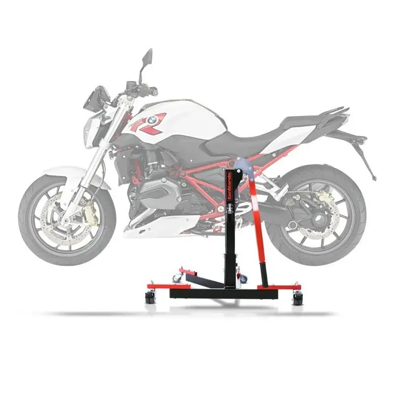 Exclusieve Aanbieding Center Paddock Stand compatibel met BMW R 1200 R 15-18 Lift ConStands Power-Evo rood