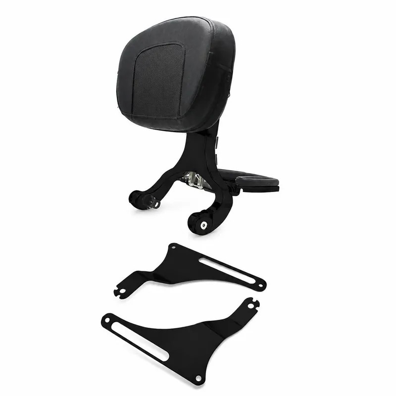 Betrouwbaar Sissybar geschikt voor Harley Davidson Breakout 13-17 met bagagerek Craftride SR8 zwart