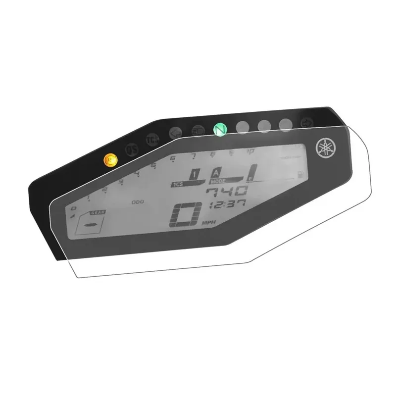 Lage Kosten Snelheidsmeter display beschermfolie compatibel met Yamaha MT-09 / SP 13-20 glasfolie Lumitecs