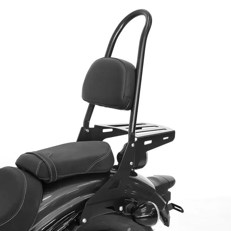 Veilige Betaling Sissy Bar met Bagagerek compatibel met Yamaha XV 950 / R 14-20 zwart Casual L Craftride