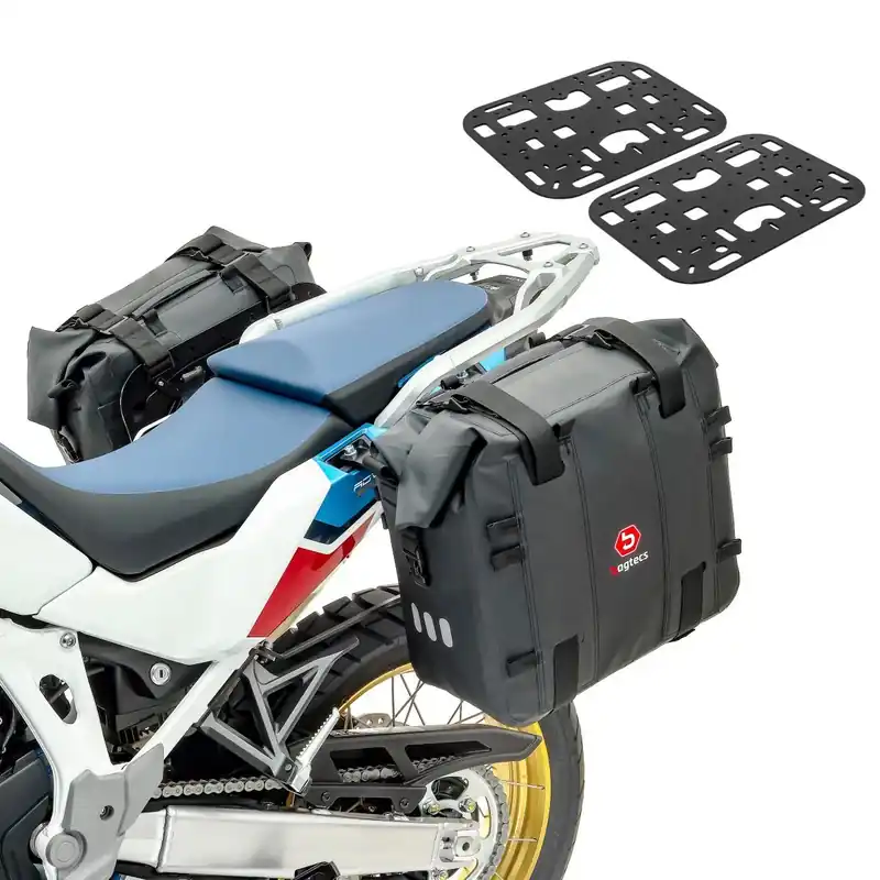 Favoriet Zadeltassen + plaat compatibel met BMW R 1250 GS / Adventure zijtassen Bagtecs XA32