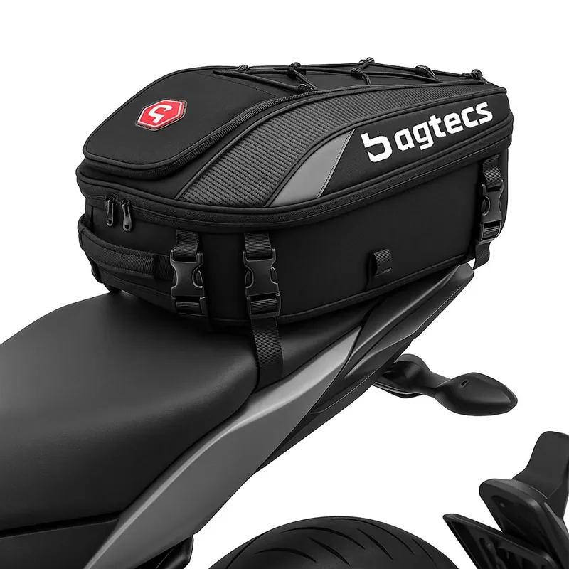 Buddyseat tas compatibel met BMW R 1200 R / RS / GS Achtertas Bagtecs X30 20-30Ltr Fabrieksprijs