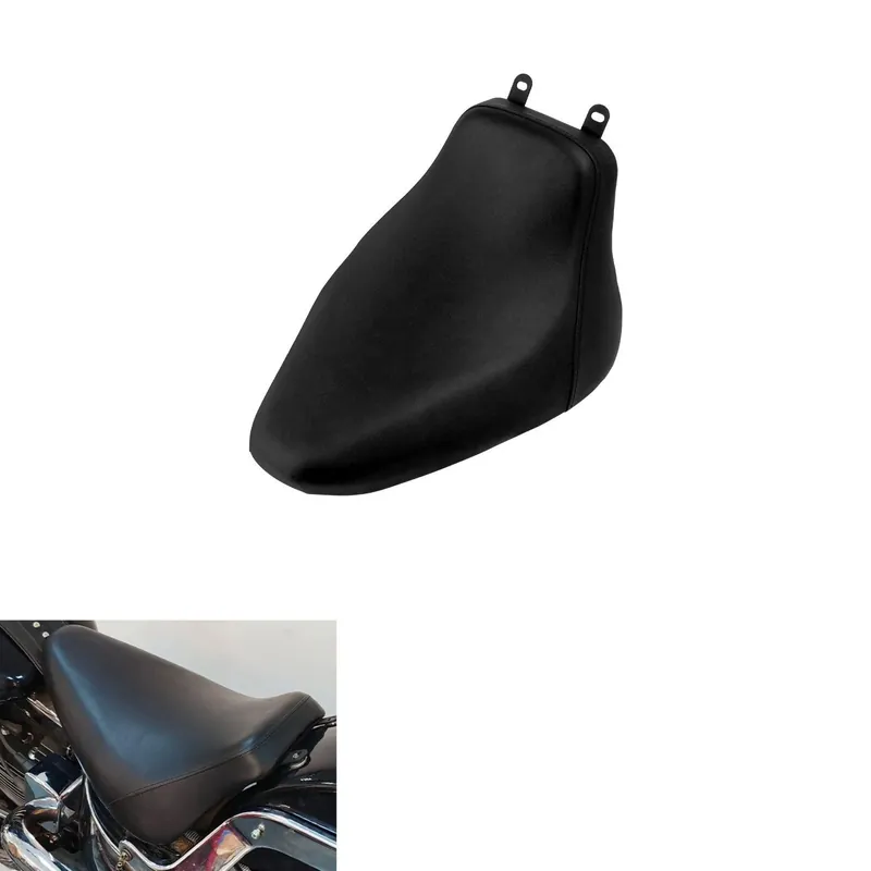 Aanbieding Solozadel laag profiel past op Harley Davidson Softail Deluxe 06-17 Rider Seat Craftride LP21 zwart