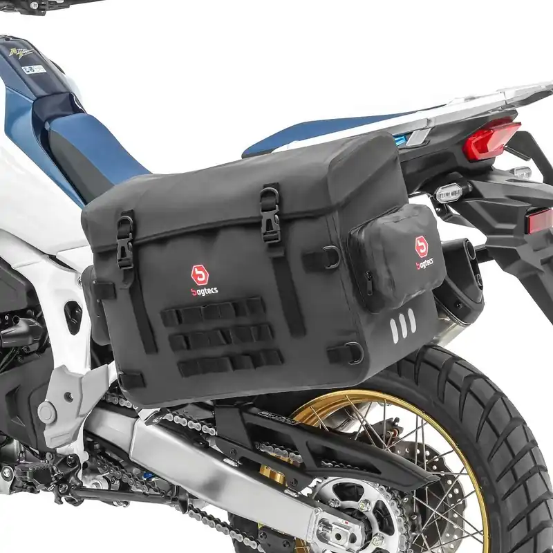 Dagaanbieding Waterdichte PVC motorfiets zijkoffer compatibel met BMW F 800 GT / R / S / ST Bagtecs BPW