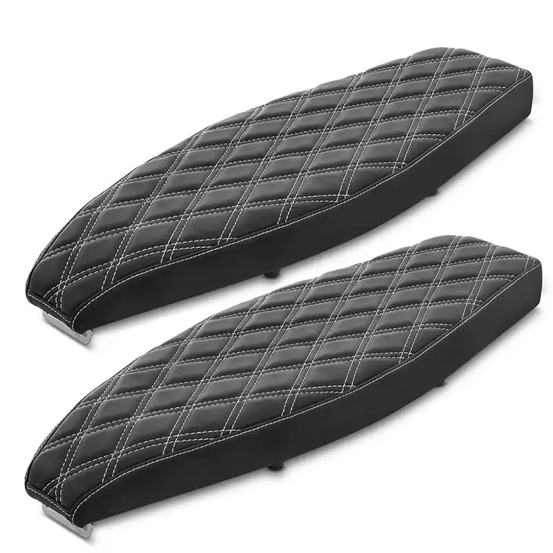 Set 2x Platte zadel passend voor Simson S50 S51 S70 VS6 Craftride zwart Uitverkoop
