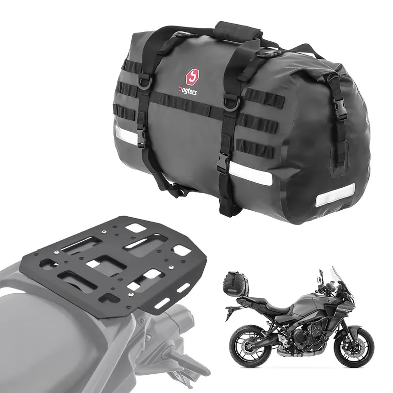 Korting Set Bagagerek + achtertas voor Yamaha Tracer 9 / GT 21-26 Bagtecs SLP-XB50 Bagagedrager