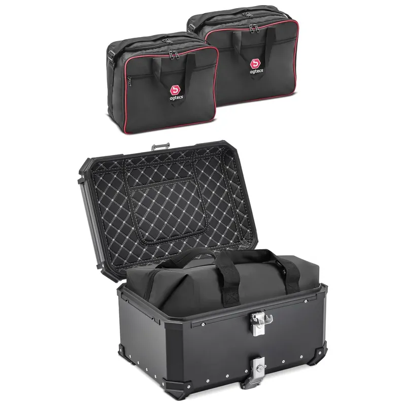 Bagtecs set binnentassen 2x 32 liter voor aluminium zijkoffers en binnentas voor topcase XB65, waterafstotend Nu Kopen