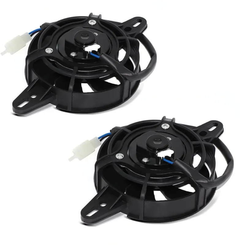 2x Universeel Radiateur Koeler ventilator voor Enduro / Moto Cross XDure VC1 Discount Set Nieuw