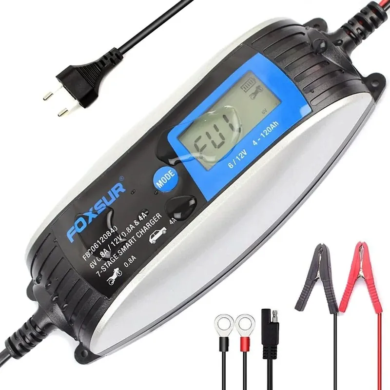 Beste Prijs Motor acculader compatibel met Indian Scout / Bobber / Sixty ST3 Lumitecs 6V 12V 4A