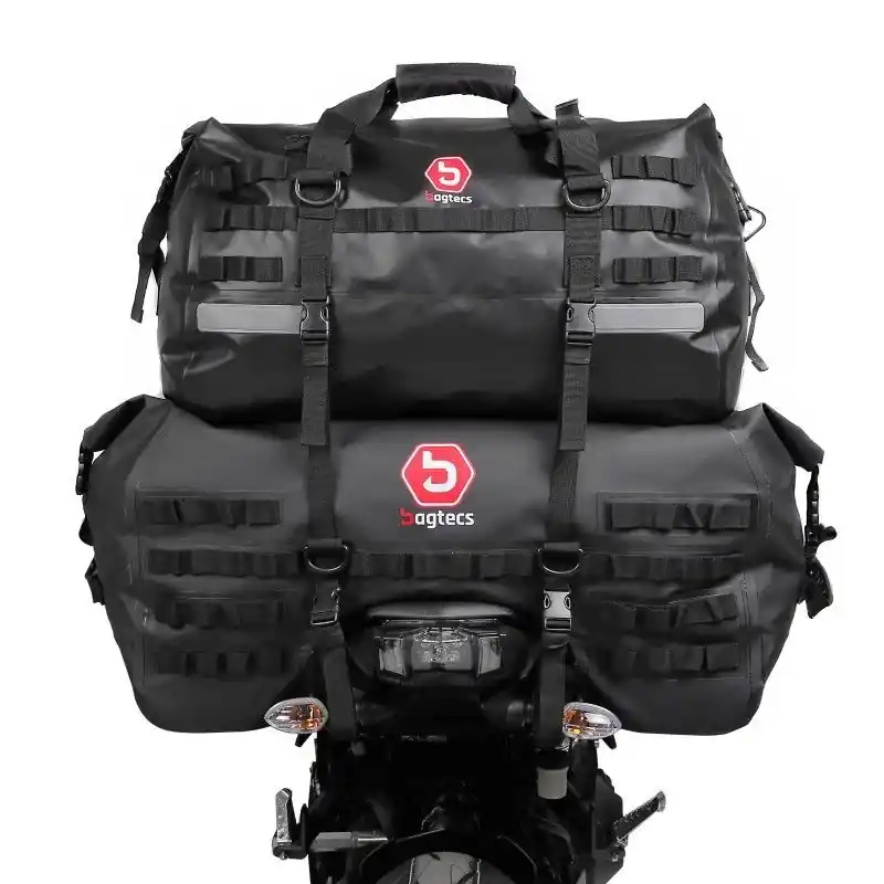 Buddyseat Tas per compatibel met Vespa Set Bagtecs SX70 + XB50 Drybag waterbestendig achtertas 120L Koop Online