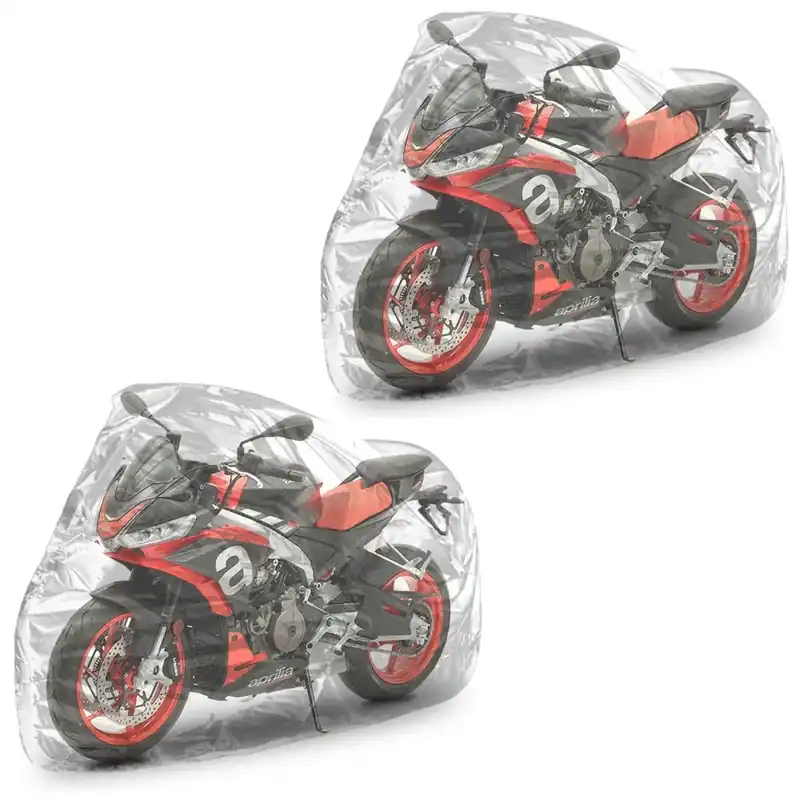 Bestseller 2x Motorhoes Moto Guard L Hoes Transparant