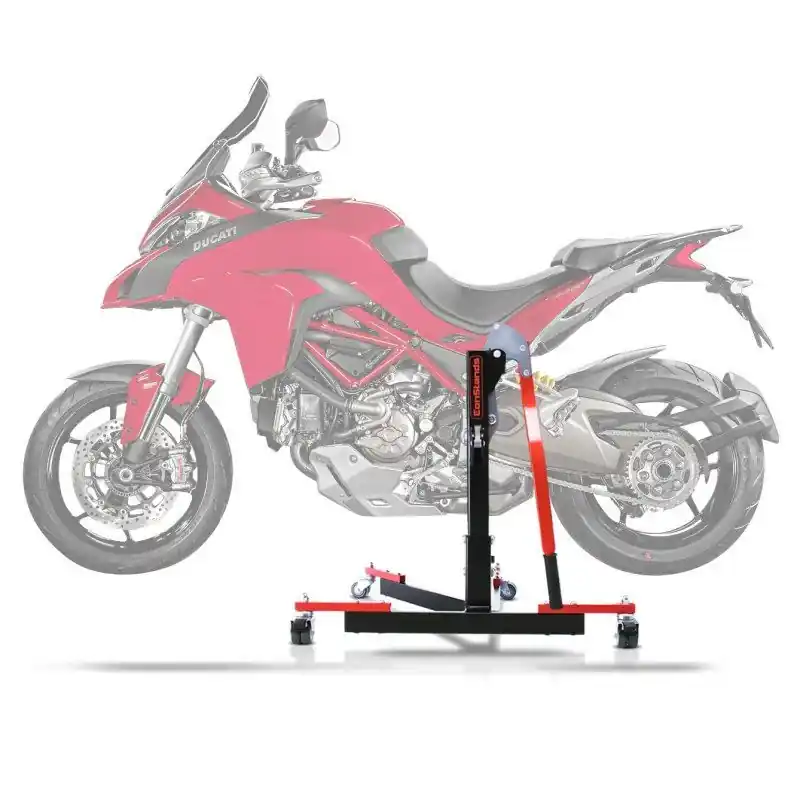 Center Paddock Stand opvouwbaar voor Ducati Multistrada 1260/ Pikes Peak 18-20 Lift ConStands Power Flex rood Speciale Aanbieding