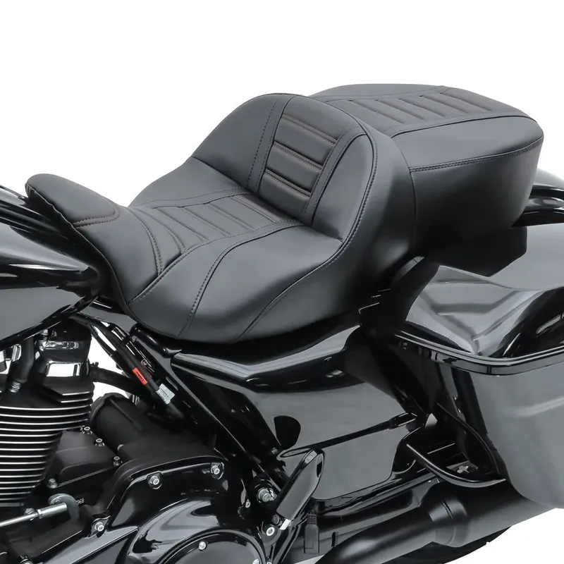 Op = Op Zadel passend voor Harley Davidson Road Glide Special 15-23 Craftride TG3 in zwart