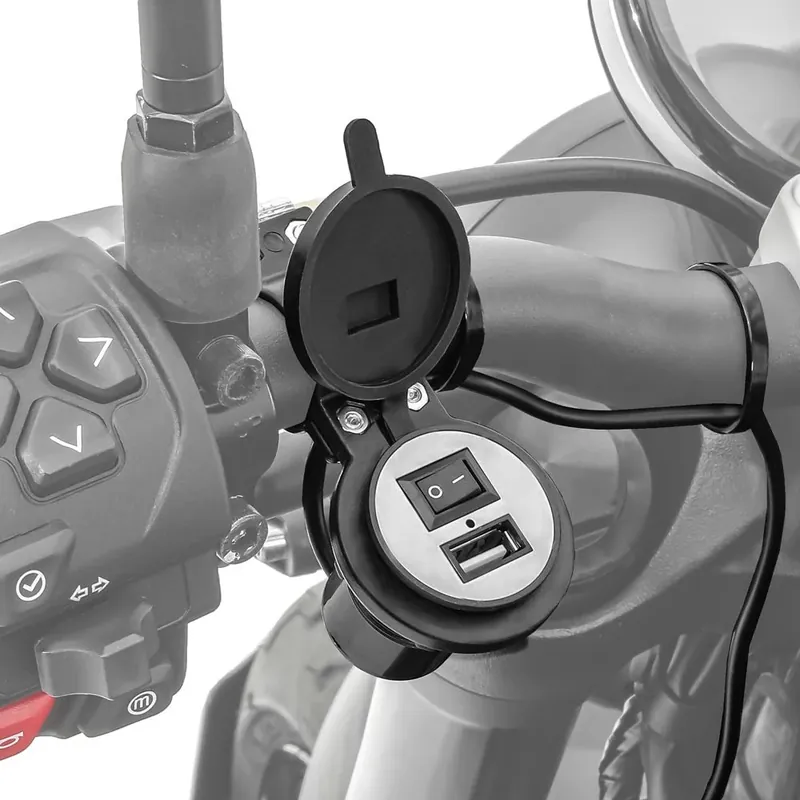 12V USB-aansluiting compatibel met Honda Rebel 500 CMX Lumitecs US3 Weekendaanbieding