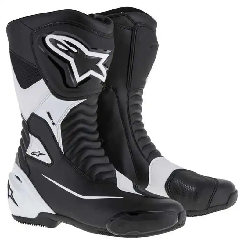 Alpinestars SMX S Motorlaarzen Zwart-Wit 46 Op = Op