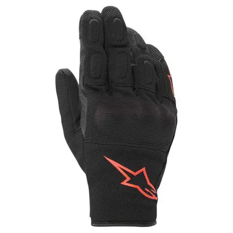 Alpinestars S Max Drystar Motorhandschoenen Zwart-Rood S Veilige Betaling