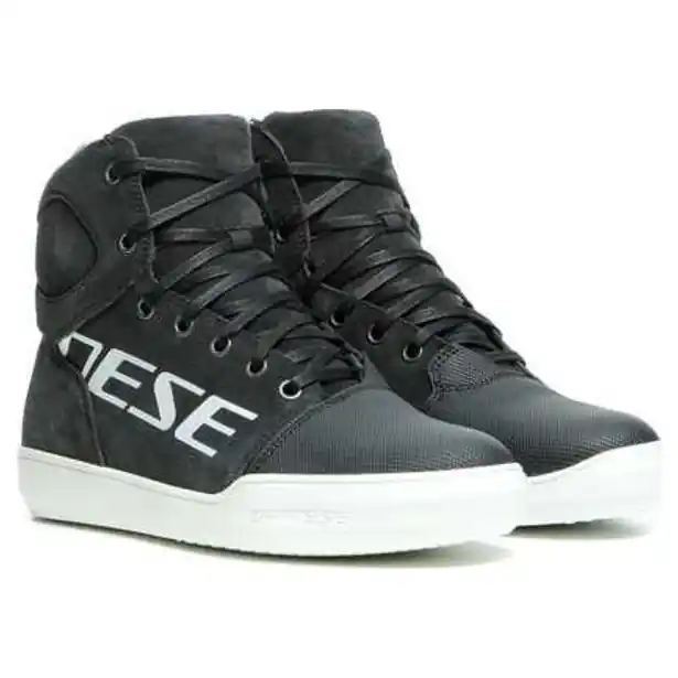 Voordeelprijs Dainese York Lady D-WP Motorschoenen Carbon-Wit 36