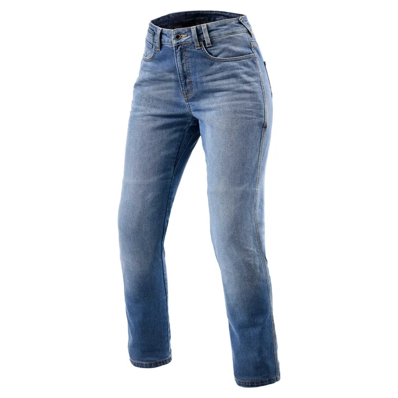 REV'IT! Victoria 2 Dames SF Motorjeans Blauw W24-L32 Uitverkoop