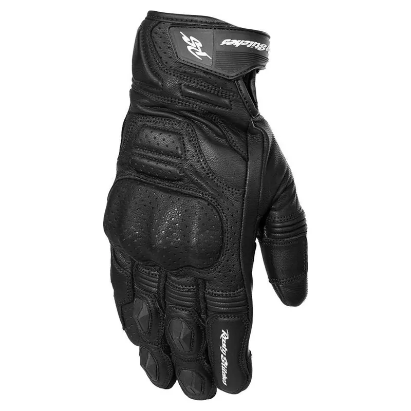 Populair Rusty Stitches Conner Motorhandschoenen Zwart XS