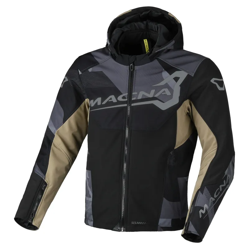 Express Levering Macna Atracor Motorjas Zwart-Grijs S