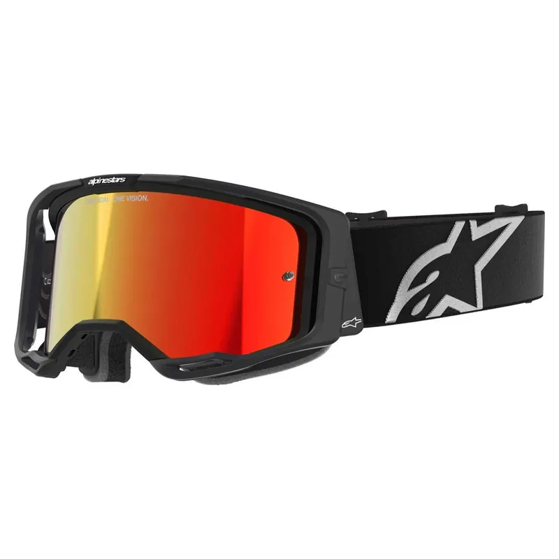 Betaalbaar Alpinestars Vision 8 Corp Goggle Zwart-Rood