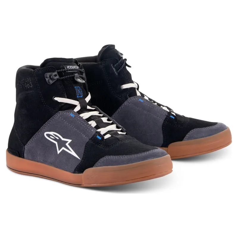 Alpinestars Chrome Motorsneakers Zwart-Grijs-Blauw 43.5 Veilige Betaling