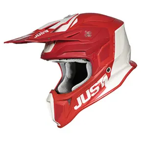 Alleen Vandaag Just1 J18 Pulsar Crosshelm Rood-Wit XS