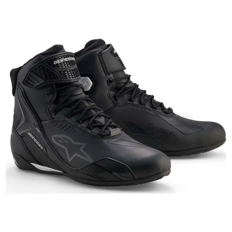 Alpinestars Stella Faster-4 Drystar Motorschoenen Zwart-Zilver 36 Tijdelijk Beschikbaar
