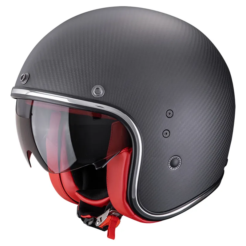 Nu Kopen Scorpion Belfast Evo Carbon Solid Jethelm XS