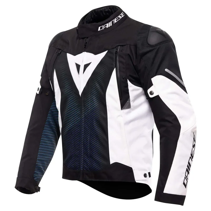 Dainese Super Sprint D-Dry Motorjas Zwart-Blauw-Wit 56 Lage Prijs