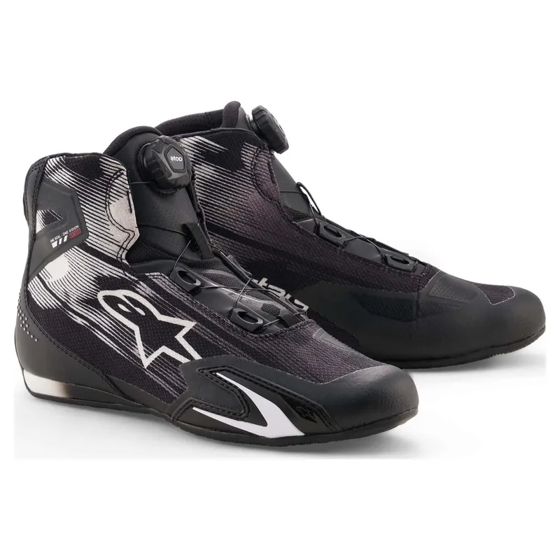 Alpinestars Celer Vented Motorschoenen Zwart-Wit 38 Seizoensaanbieding